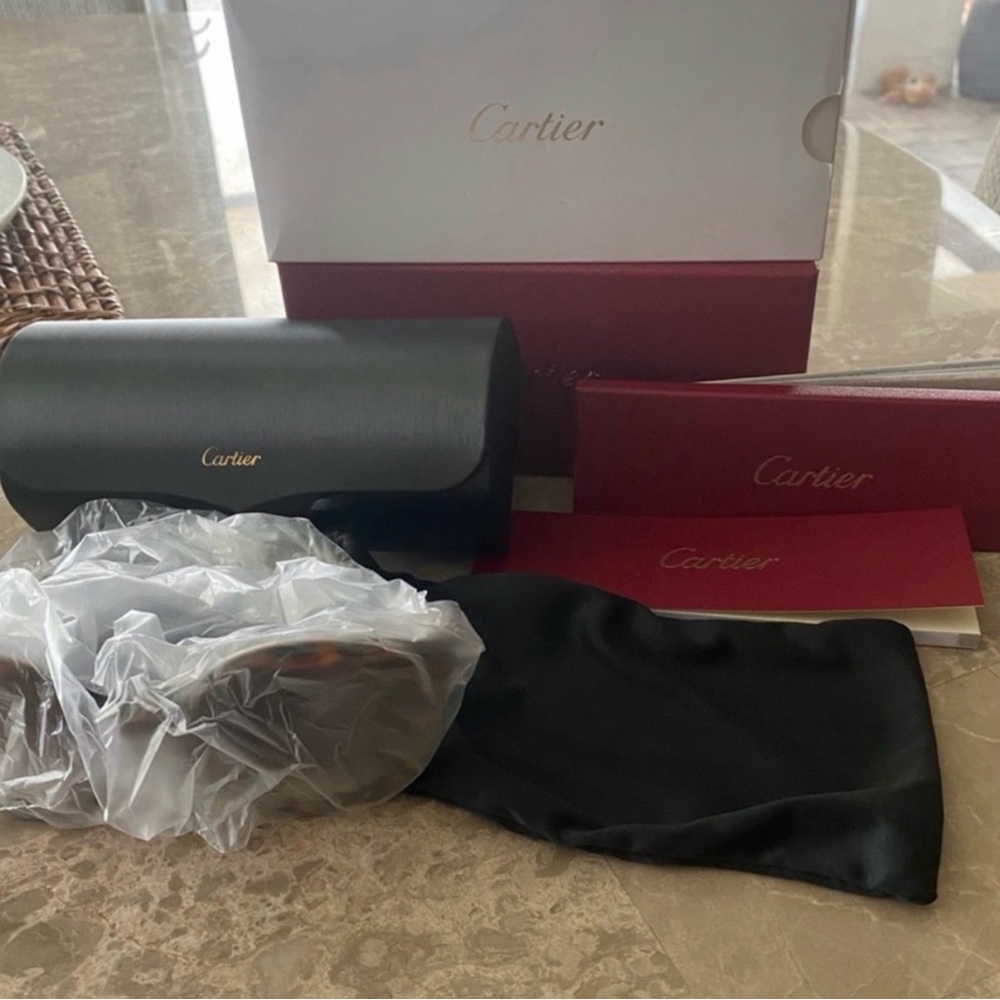 Cartier Tortoise Shell Sunglasses - image 15